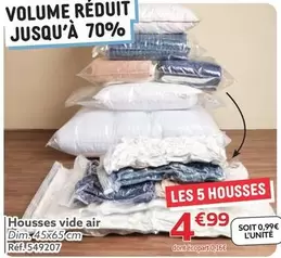 Housses Vide Air offre à 4,99€ sur Gifi