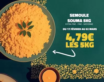 Mars - Semoule offre à 4,79€ sur Hmarket