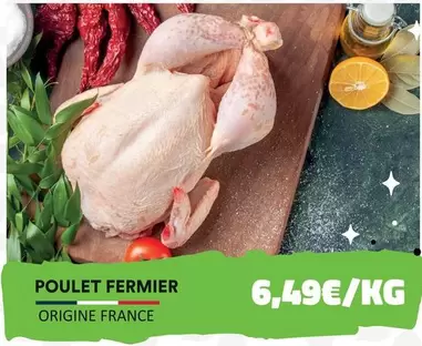 Poulet Fermier offre à 6,49€ sur Hmarket