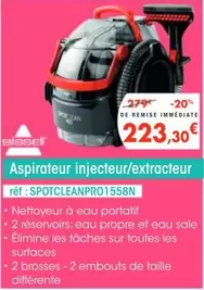 Bissel - Aspirateur Injecteur/extracteur offre à 223,3€ sur PRO&Cie