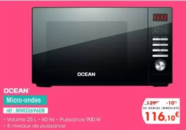 Micro-ondes offre à 116,1€ sur PRO&Cie