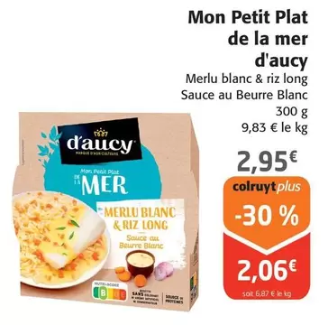 D'aucy - Mon Petit Plat De La Mer offre à 2,95€ sur Colruyt