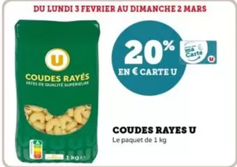 U - Coudes Rayes offre sur Super U