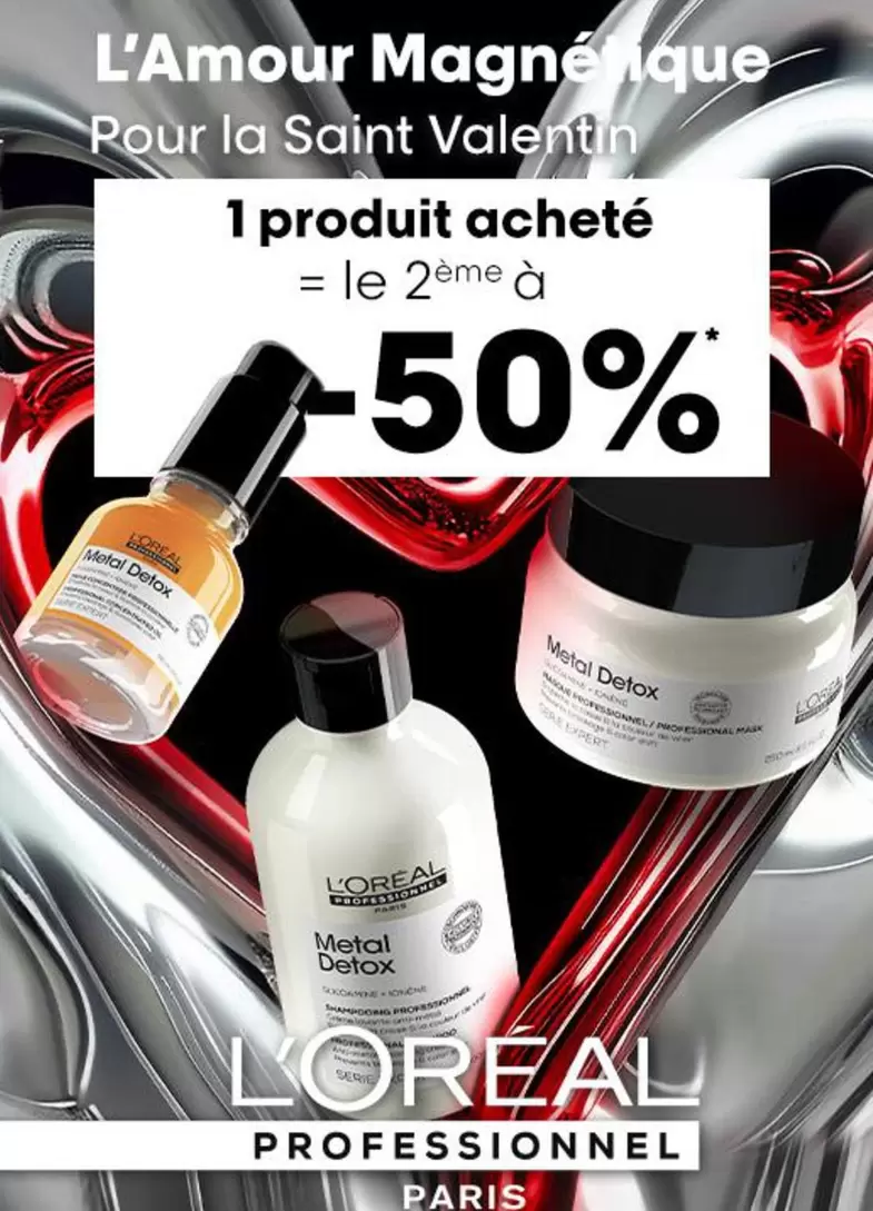 L'Oréal - Metal Detox offre sur La Boutique du Coiffeur