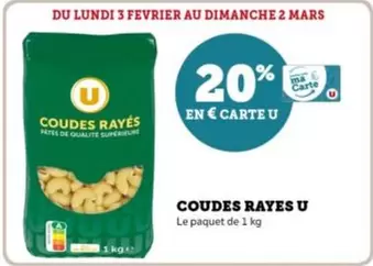 U - Coudes Rayes  offre sur U Express