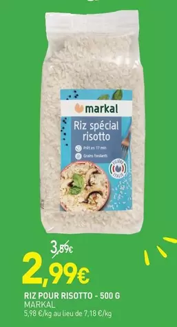 Riz Pour Risotto offre à 2,99€ sur NaturéO