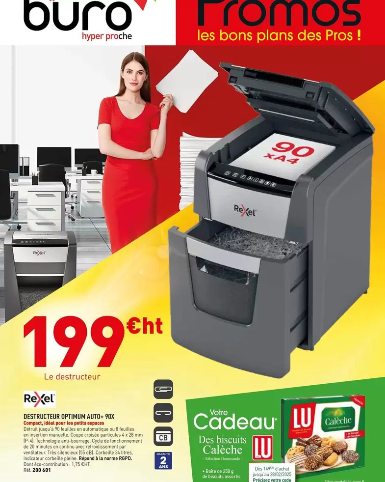 Rexel - Refrigero Optimum offre à 199€ sur Hyperburo