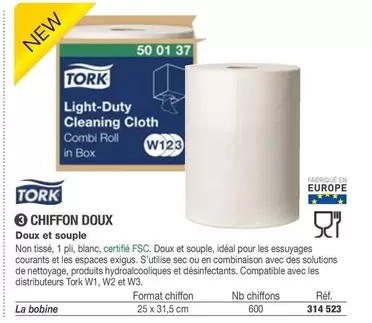 Tork - Chiffon Doux offre à 5,99€ sur Hyperburo