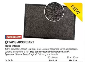 Paperflow - Tapis Absorbant offre sur Hyperburo