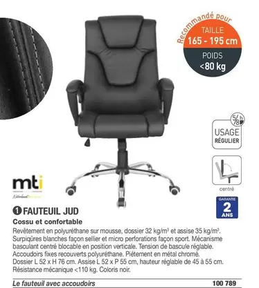 Mti - Fatuteuil Jud offre sur Hyperburo