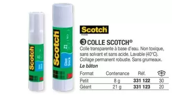 Scotch - Colle Scotch offre sur Hyperburo