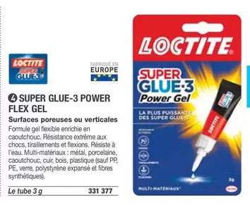 Loctite - Super Glue-3 Power Flex Gel offre sur Hyperburo