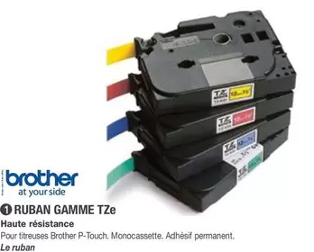 Brother - Ruban GAMME TZ6 offre sur Hyperburo