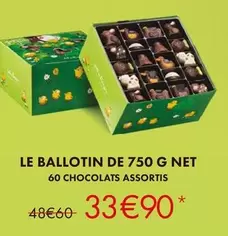 Le Ballotin De 750 G Net offre à 33,9€ sur Jeff de Bruges