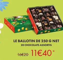 Le Ballotin De 250 G Net offre à 11,4€ sur Jeff de Bruges