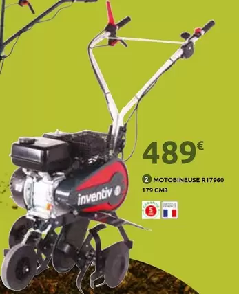 Inventiv - Motobineuse R17960 179cm offre à 489€ sur Mr Bricolage