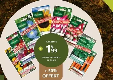 Sachet De Graines offre à 1,99€ sur Mr Bricolage