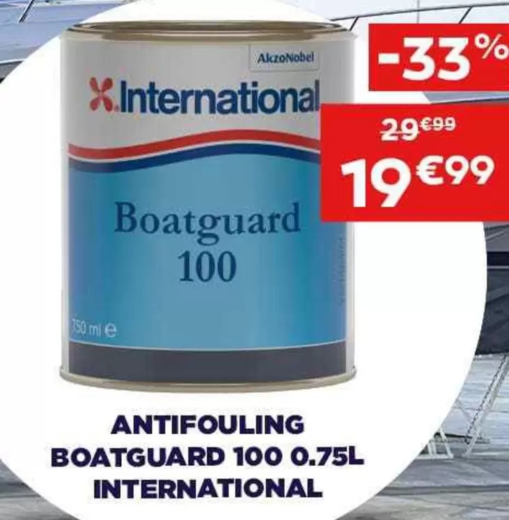 International - Antifouling Boatguard 100 0.75 offre à 19,99€ sur Cabesto