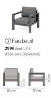 Fauteuil offre à 299€ sur Maxi Bazar