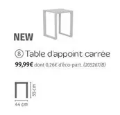 Table D'appoint Carrée offre à 99,99€ sur Maxi Bazar