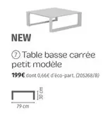 Table Basse Carrée Petit Modèle offre à 199€ sur Maxi Bazar