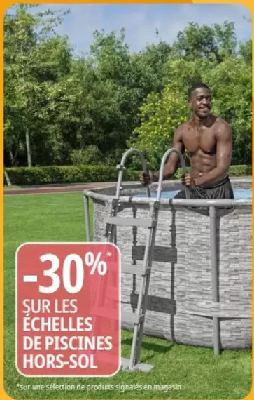 Sur Les Échelles De Piscines Hors-sol offre sur Irrijardin