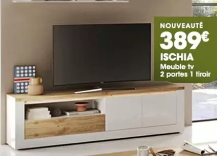 Ischia Meuble Tv 2 Portes  offre à 389€ sur Basika