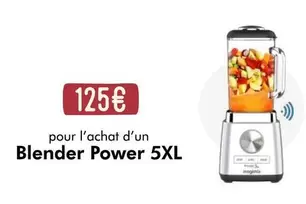 Blender Power  offre à 125€ sur Boulanger