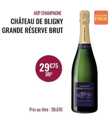 Brut - Aop Champagne Grande Réserve offre à 29,75€ sur Nicolas