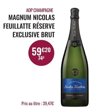 Magnum - Aop Champagne offre à 59,2€ sur Nicolas