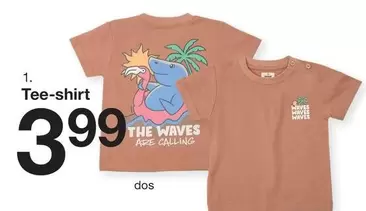 Tee-shirt offre à 3,99€ sur Zeeman