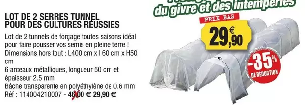 Pleine Terre - Protege Cfficadeement Du Givre Et Des Intempées offre à 29,9€ sur Outiror