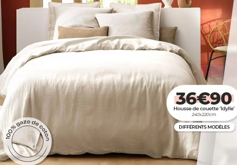 Housse De Couette 'Idylle'  offre à 36,9€ sur L'incroyable