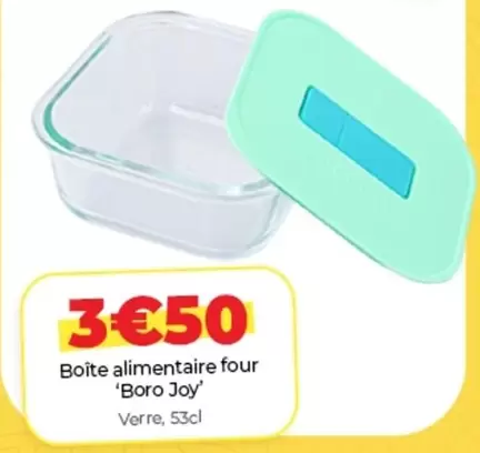 Boîte Alimentaire Four 'Boro Joy'  offre à 3,5€ sur L'incroyable