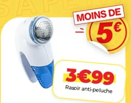 Rasoir Anti-Peluche offre à 3,99€ sur L'incroyable