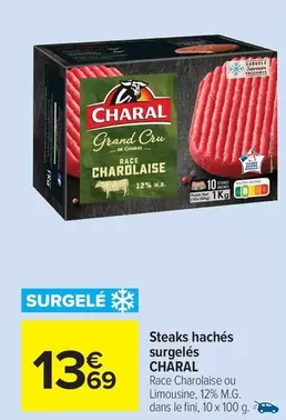 Charal - Steaks Hachés Surgelés offre à 13,69€ sur Carrefour Market