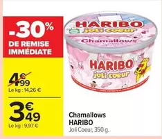 Haribo - Chamallows offre à 3,49€ sur Carrefour Express