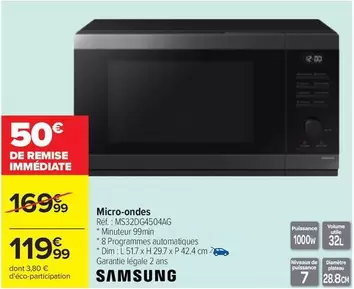 Dim - Micro-Ondes offre à 119,99€ sur Carrefour Express