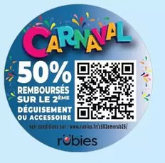 Rubie'S - Sur Le 2Éme Déguisement Ou Accessoire offre sur Carrefour Contact