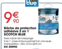 Scotch - Bâche De Protection Adhésive 2 En 1 offre à 9,9€ sur Brico Pro