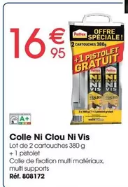 Pattex - Colle Ni Cloud Ni Vis offre à 16,95€ sur Brico Pro