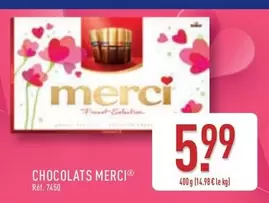 Merci - Chocolats offre à 5,99€ sur Aldi