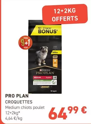 Purina - Pro Plan Croquettes offre à 64,99€ sur Tom&Co