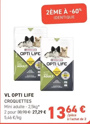 Versele Laga - Vl Opti Life Croquettes   offre à 13,64€ sur Tom&Co