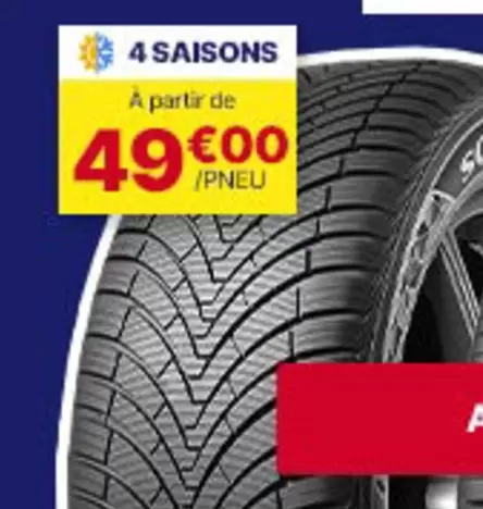 4 Saisons offre à 49€ sur Carter-Cash