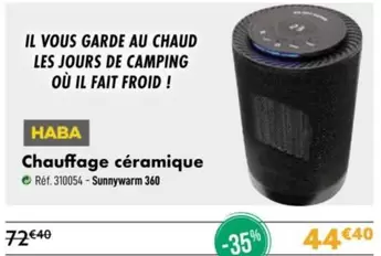 Haba - Chauffage Céramique offre à 44,4€ sur Narbonne accessoires