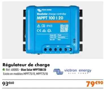 Victron Energy - Régulateur De Charge offre à 79,9€ sur Narbonne accessoires