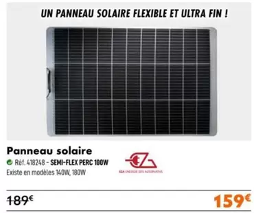 Panneau Solaire offre à 159€ sur Narbonne accessoires