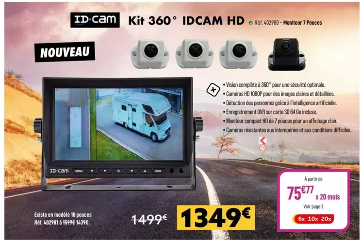 ID-Cam - Kit 360° Hd offre à 1349€ sur Narbonne accessoires