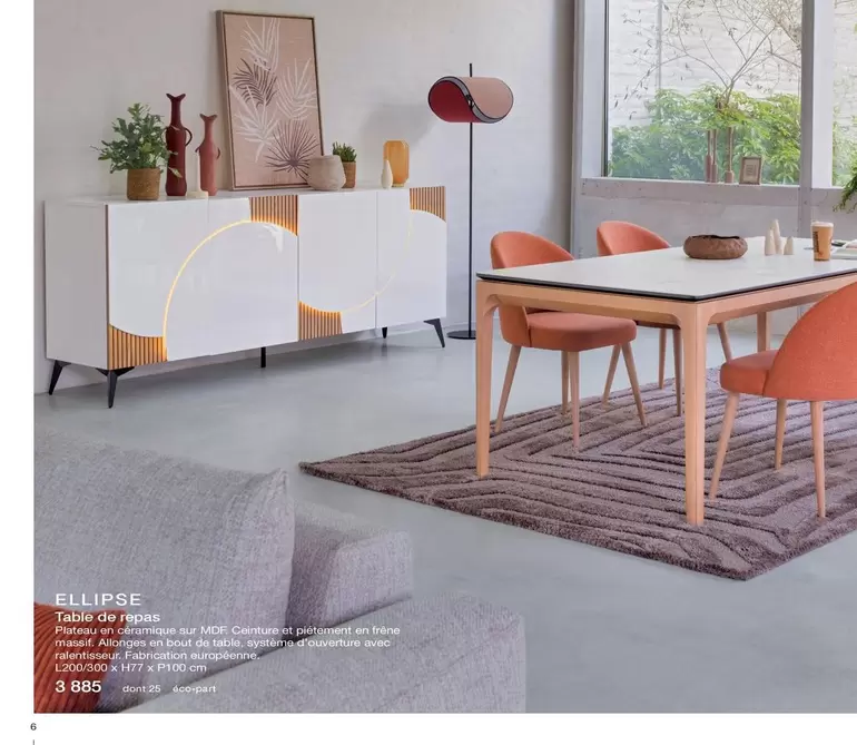 Ellipse Table De Repas offre à 3885€ sur monsieur meuble